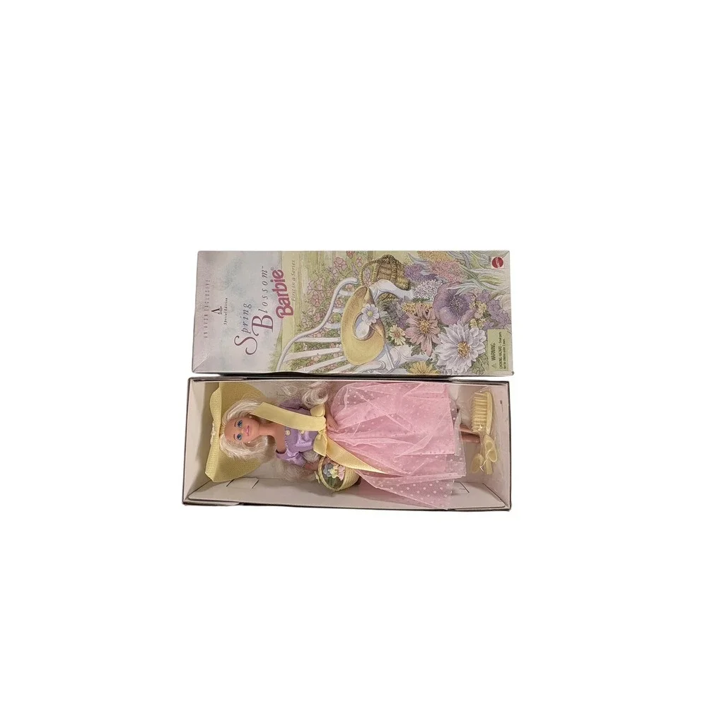 Mattel Spring Blossom Barbie Kids 11.5inPink New 1995 Avon Special Edition 15201
